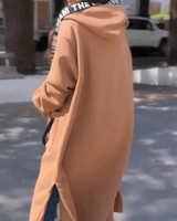 Marina | Chaqueta larga con capucha
