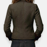 Daniela | Chaqueta elegante con detalles de terciopelo