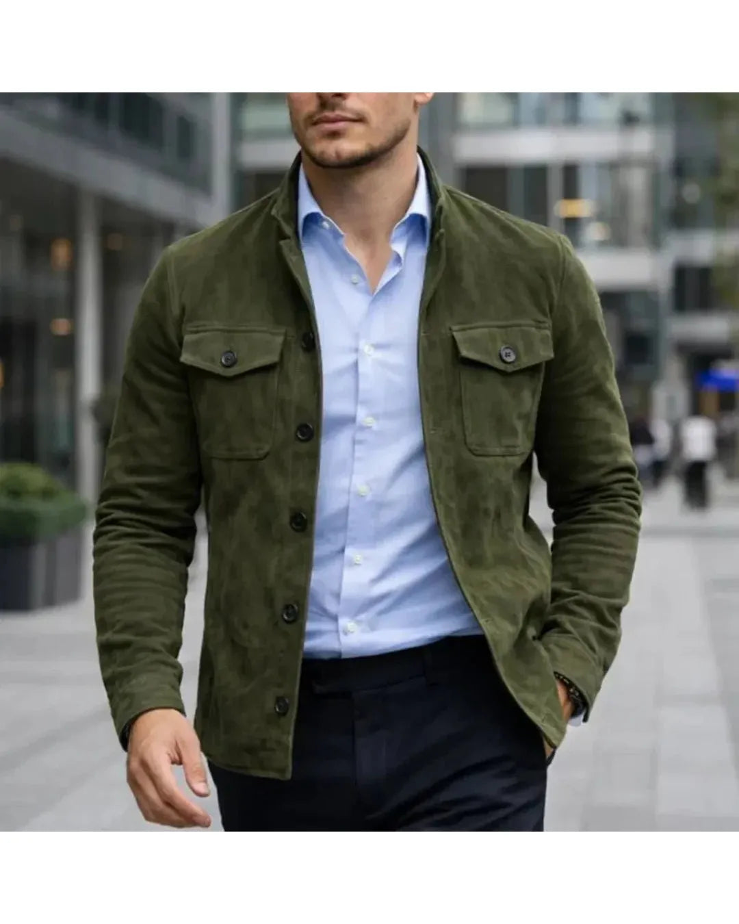 Mario - Chaqueta de inspiración militar con presencia elegante - Camila Fashions