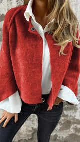 Elvira | Chaqueta suave de cuello redondo