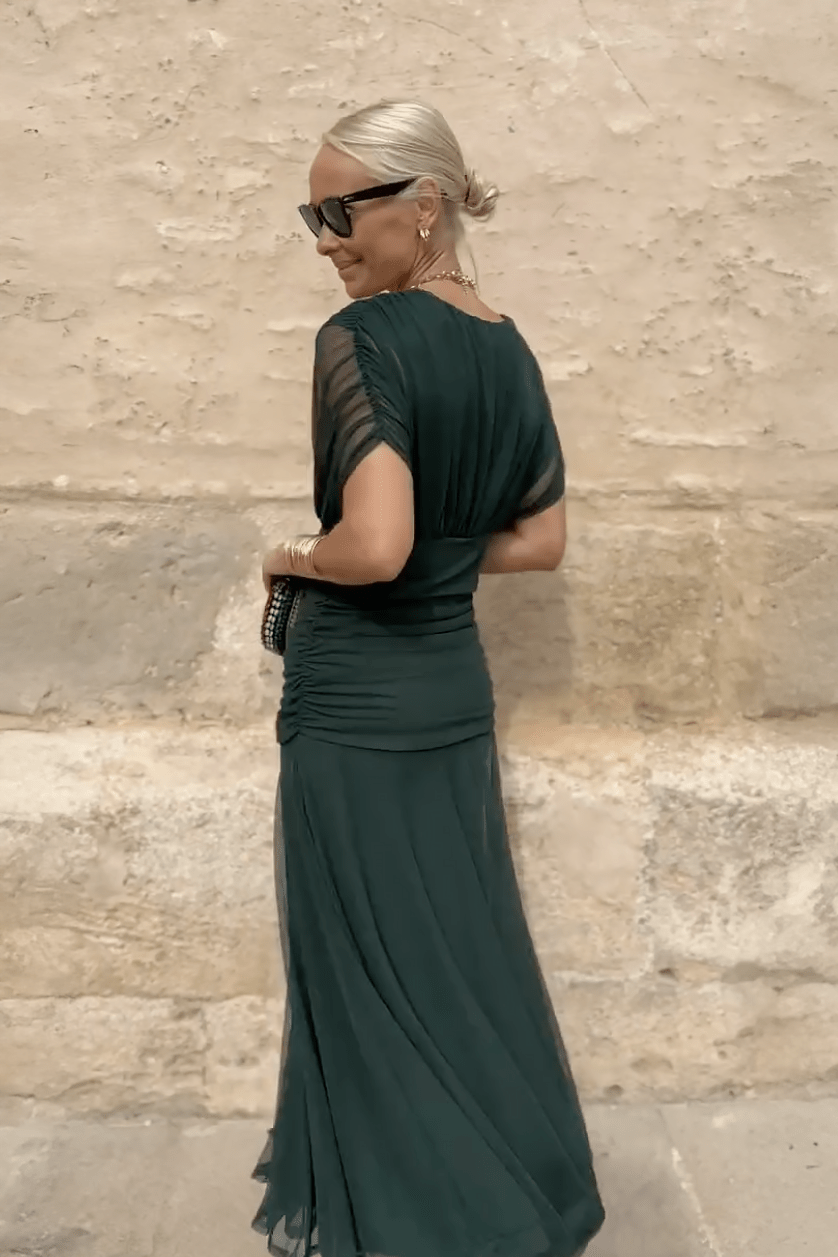 Laura — Vestido Maxi Elegante Fluido