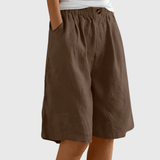 Madeleine | Ruime Shorts met Elastische Taille