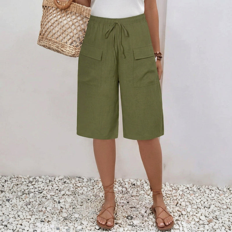 Lina – Pantalones cortos con cintura elástica
