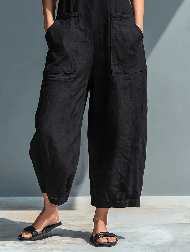 Minimalist sleeveless jumpsuit