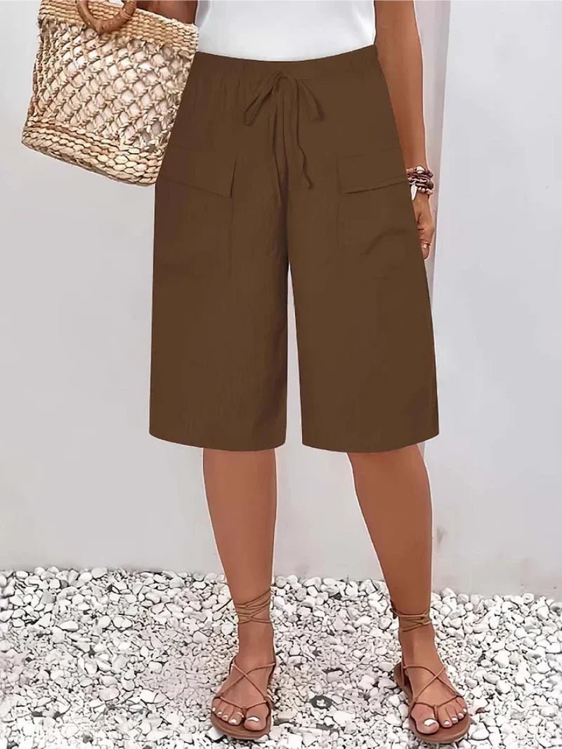 Lina – Pantalones cortos con cintura elástica