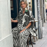 Valentina - Conjunto estampado de dos piezas