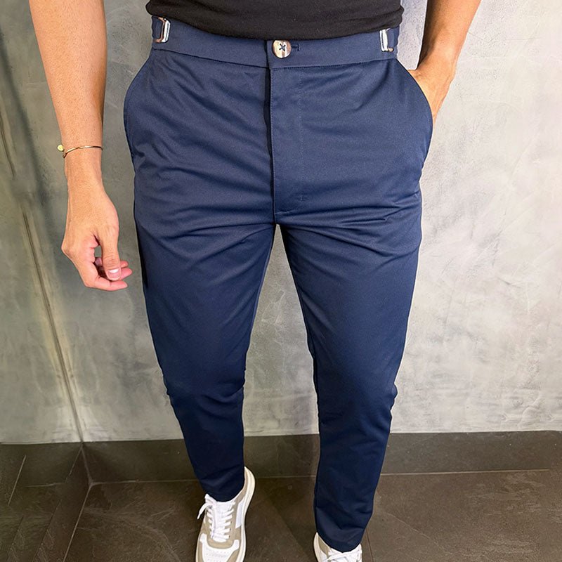 Álvaro - Pantalón masculino slim fit de Valerina Milano