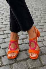 Naranja y rosa