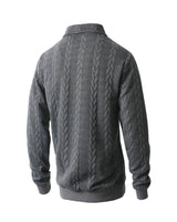 Hugo – Cable-Knit Half-Zip Jumper - Camila Fashions