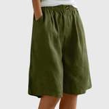 Madeleine | Ruime Shorts met Elastische Taille