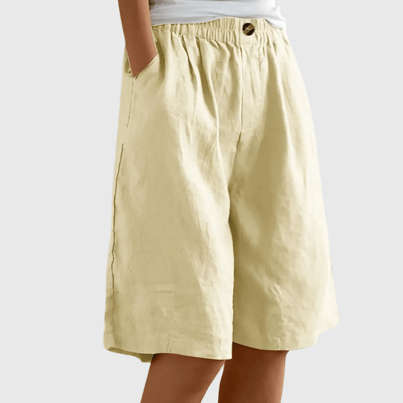 Madeleine | Ruime Shorts met Elastische Taille