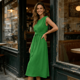 Eva | Vestido elegante sin mangas con cintura ajustable
