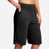 Maya - Pantalones cortos de yoga de cintura alta con bolsillos