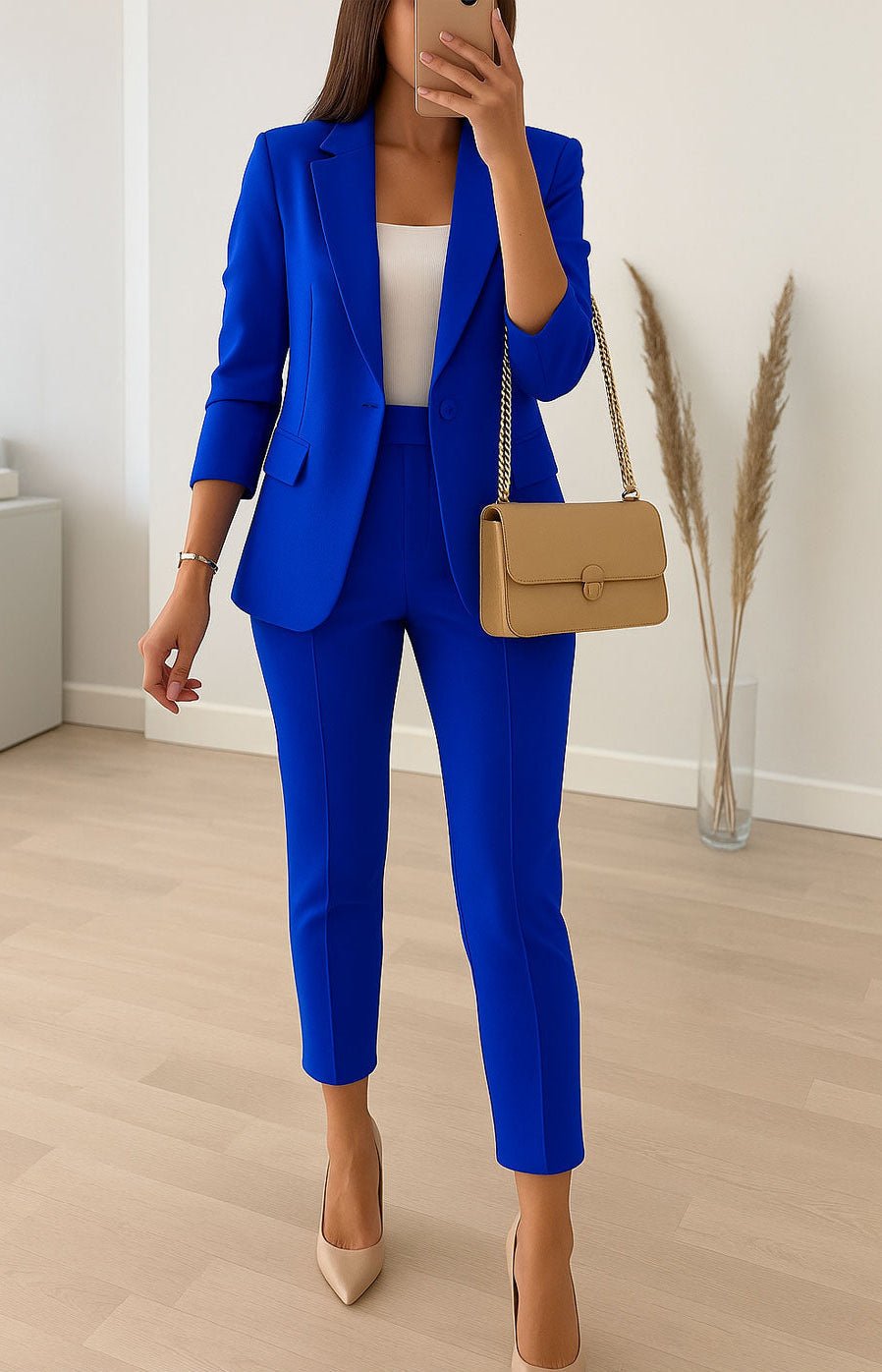 Traje completo mujer pantalón y blazer casual elegante