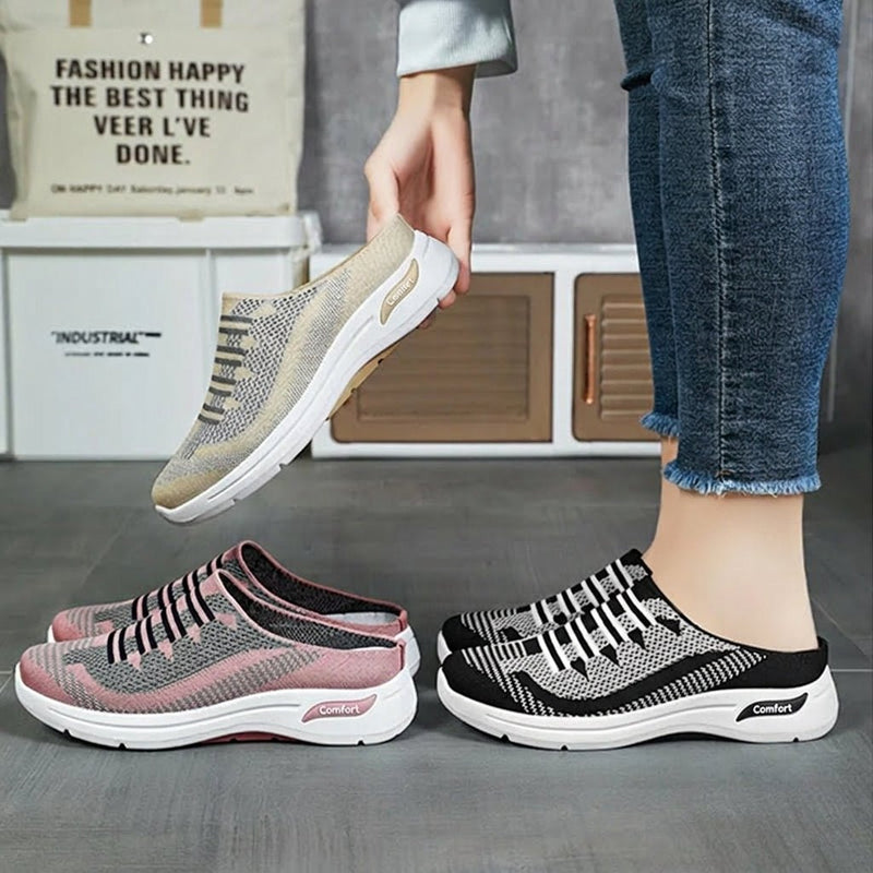 Aina - Zapatillas transpirables con talón abierto