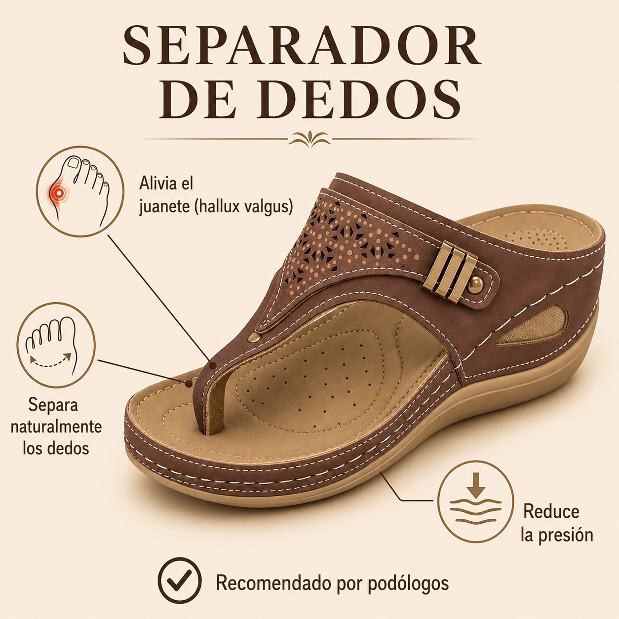 Cádiz™ | Sandalias de Confort y Estilo para el Día a Día