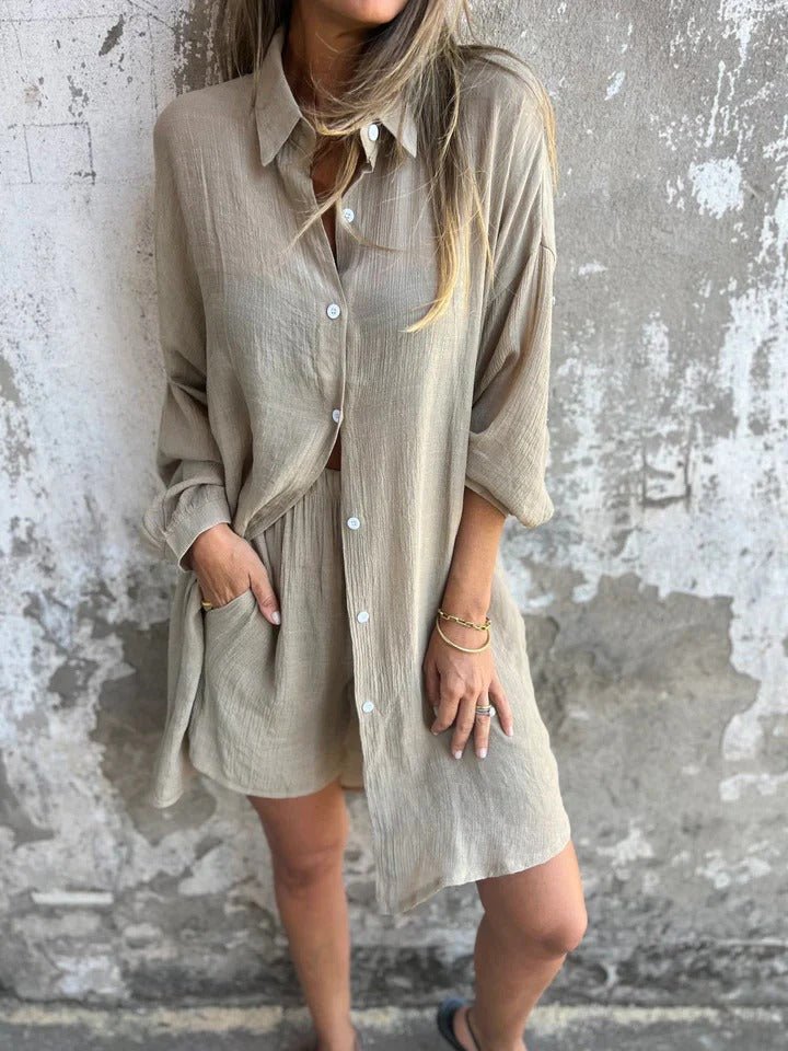 Siena - Conjunto casual con corte relajado