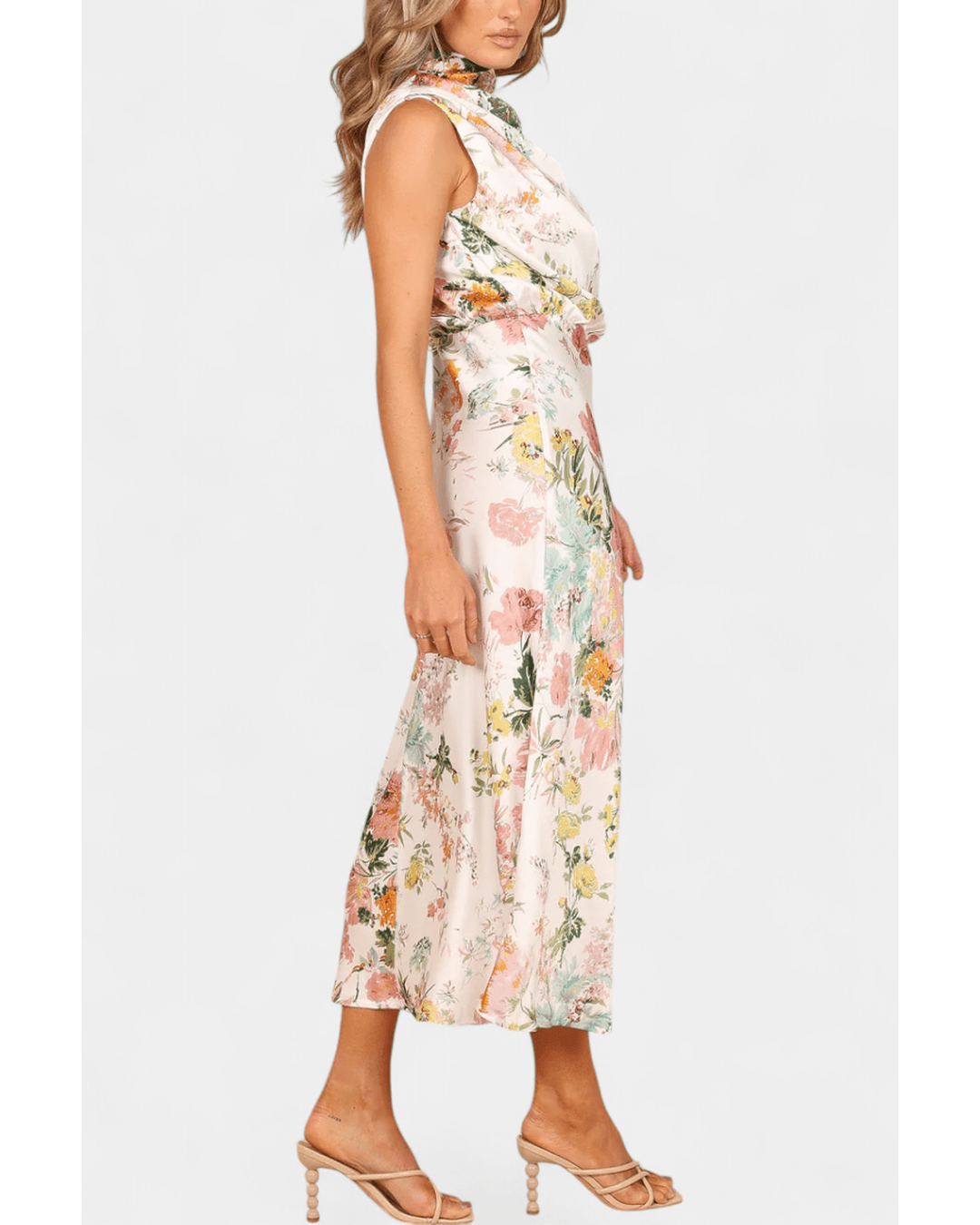 Lisa | Maxi Floral Halter - Camila Fashions