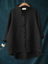Sabela - Camisa informal con volantes