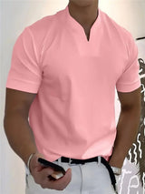 Pablo - Camiseta con cuello en V transpirable y corte clásico