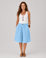 Madeleine | Ruime Shorts met Elastische Taille