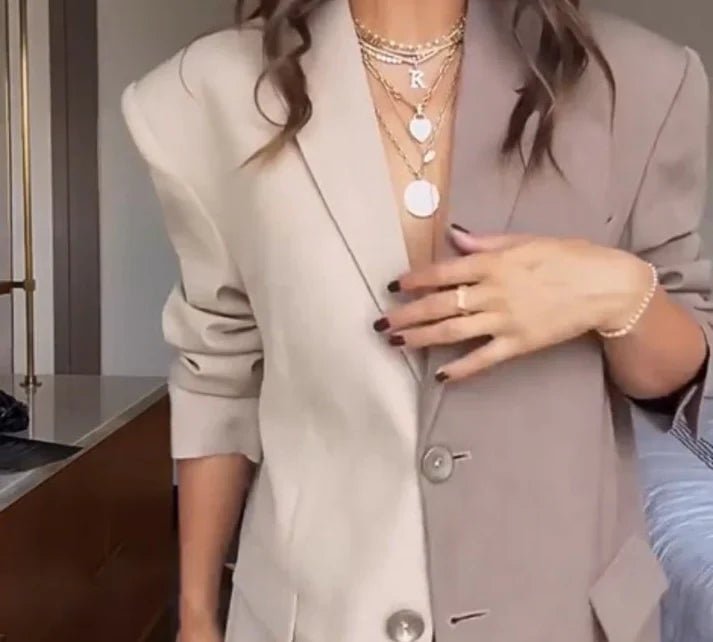Noelia - Conjunto holgado bicolor