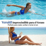 Valeria - Bikini de dos piezas con bloques de color y rayas