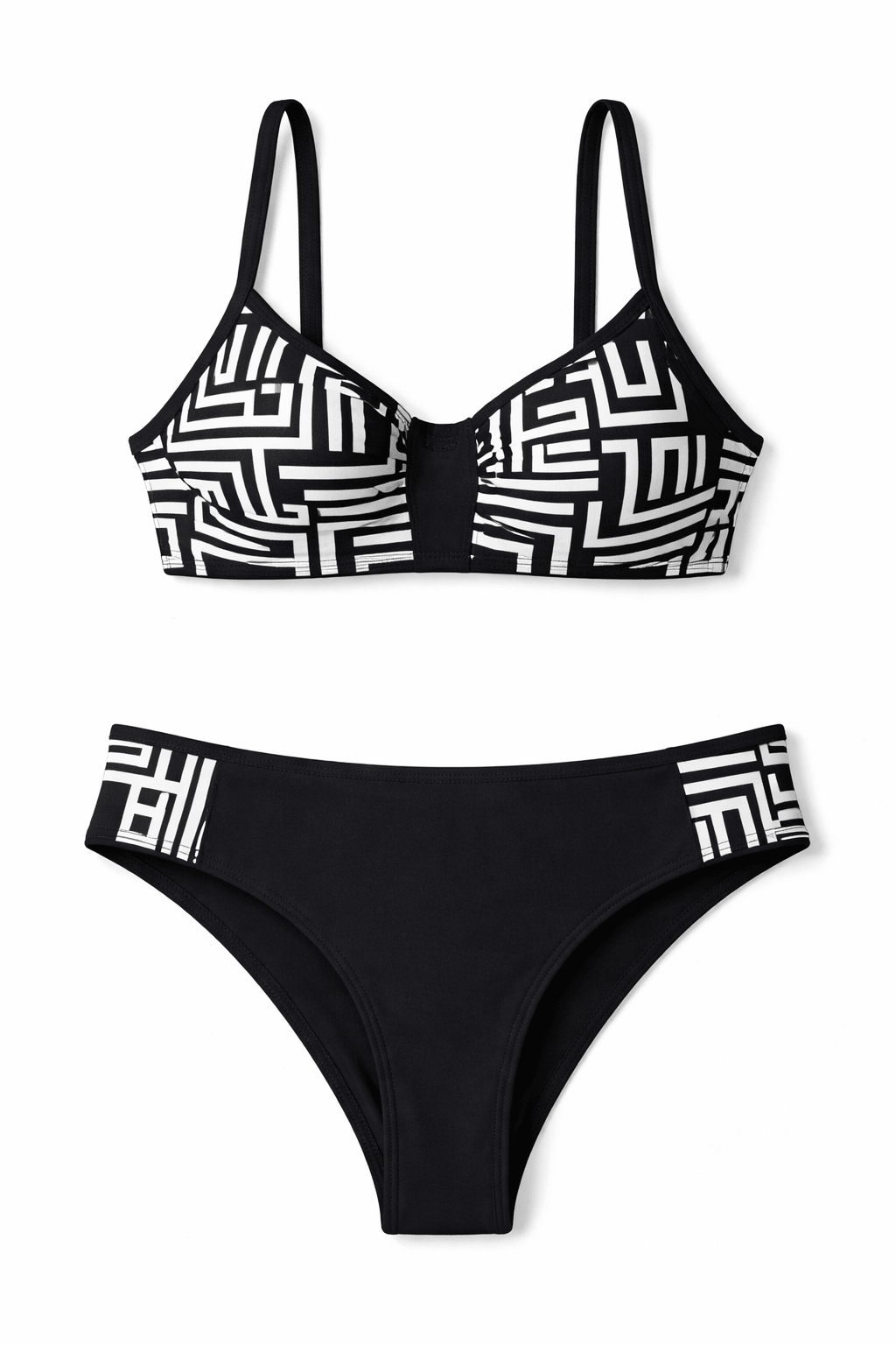 Helena - Elegante bikini de dos piezas con estampado