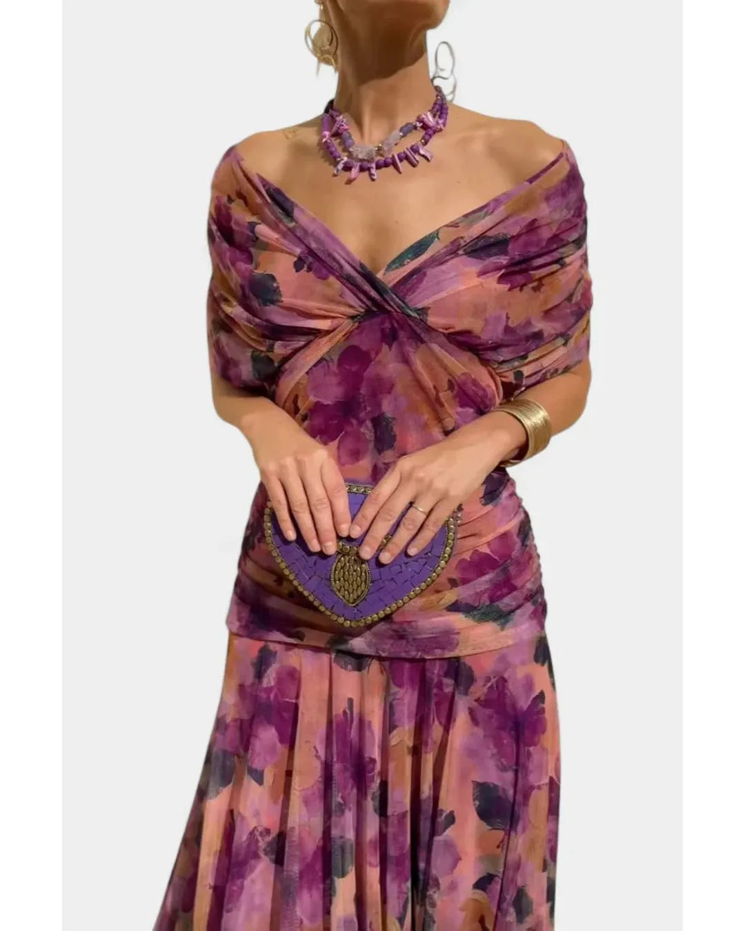 Alicia - Vestido floral de elegancia ligera - Camila Fashions