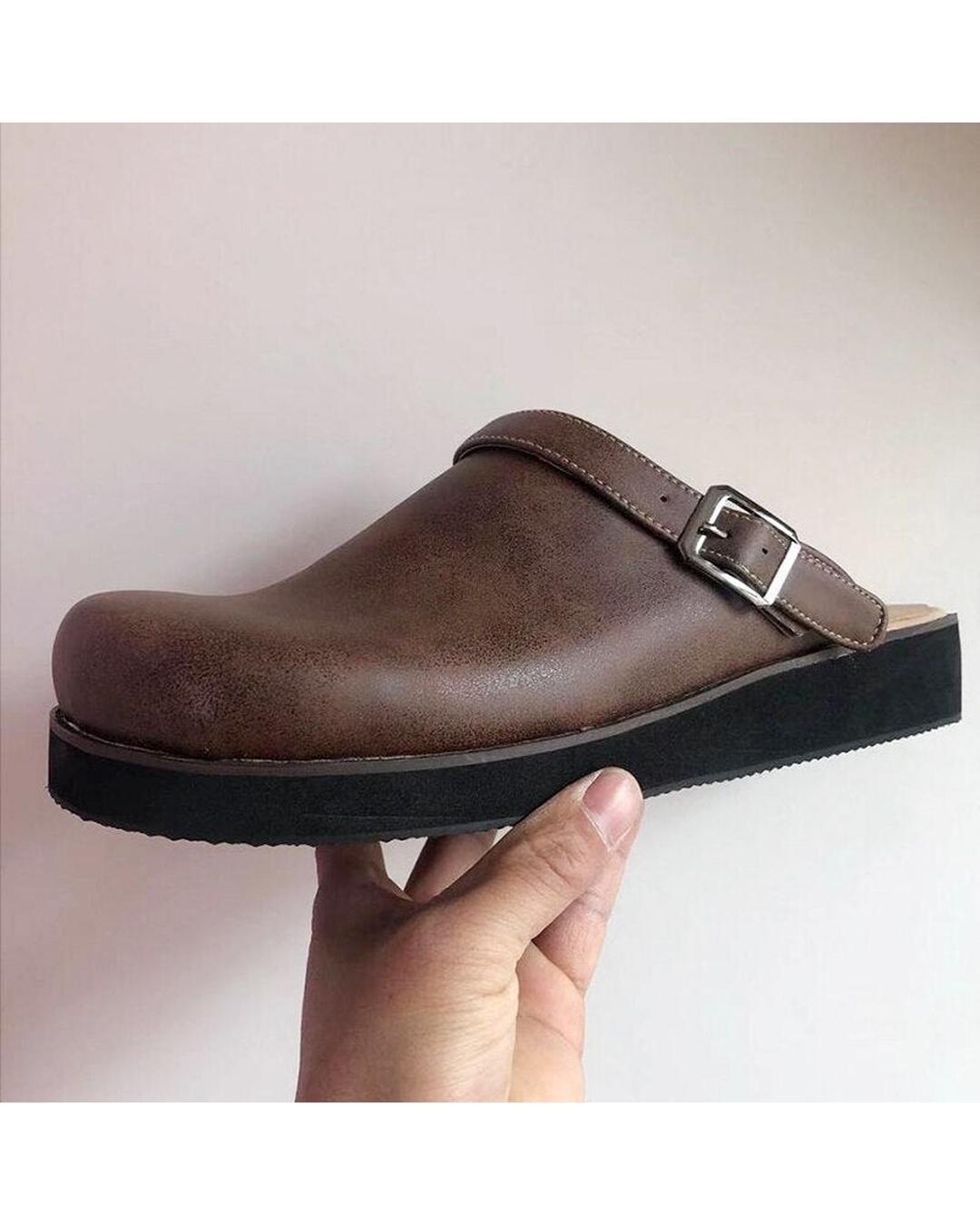 Lucas | Mocasines ortopédicos de piel para hombre - Camila Fashions