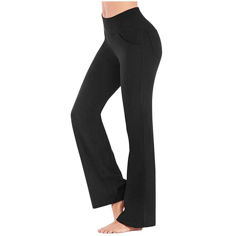 Diana - Pantalón de cintura alta elástico y corte ancho