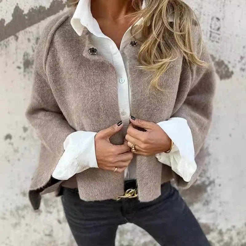 Elvira | Chaqueta suave de cuello redondo