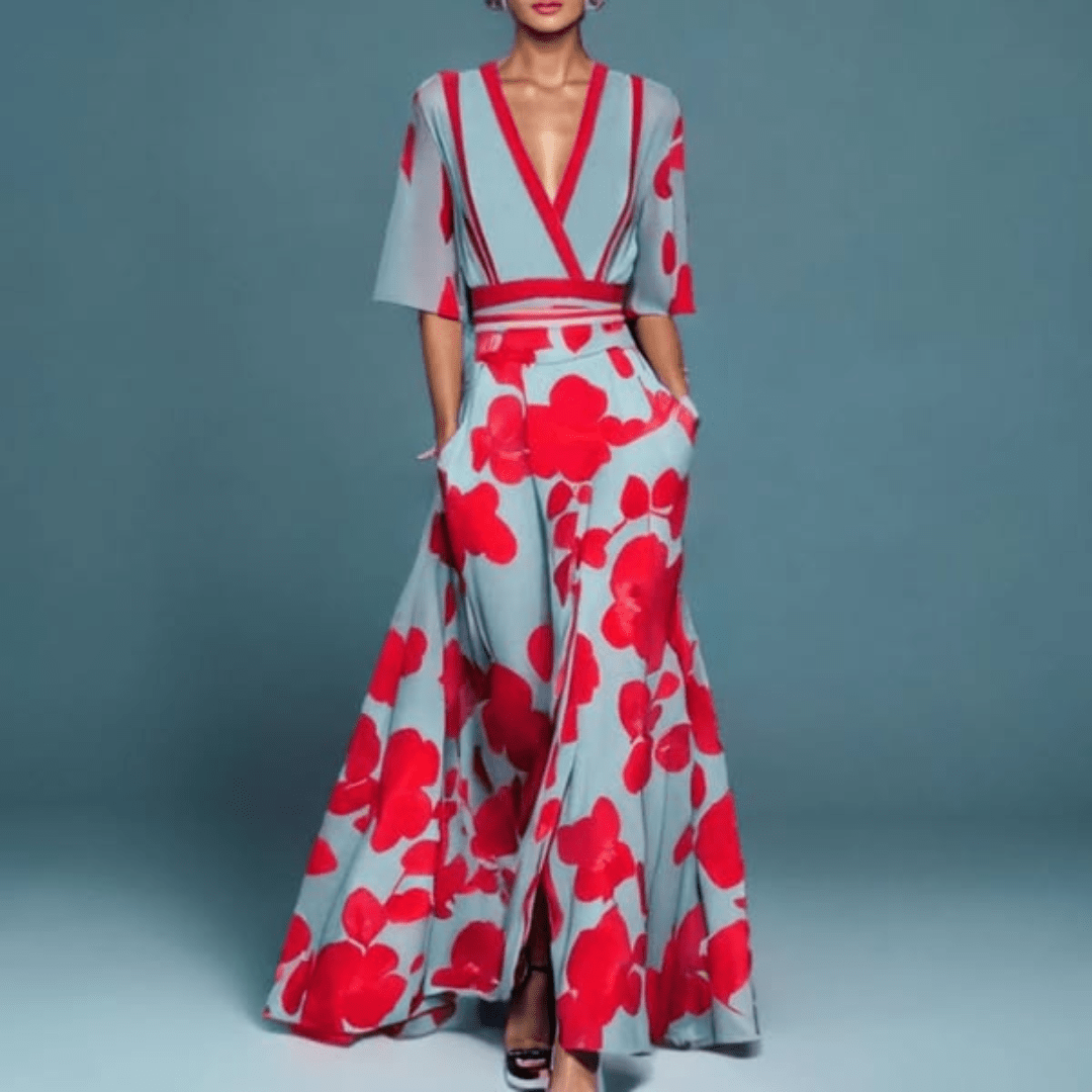 Veronica™ | Vestido elegante con estampado floral