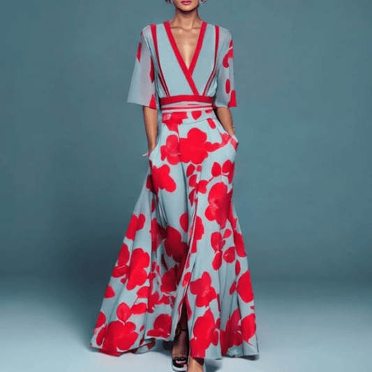 Veronica™ | Vestido elegante con estampado floral