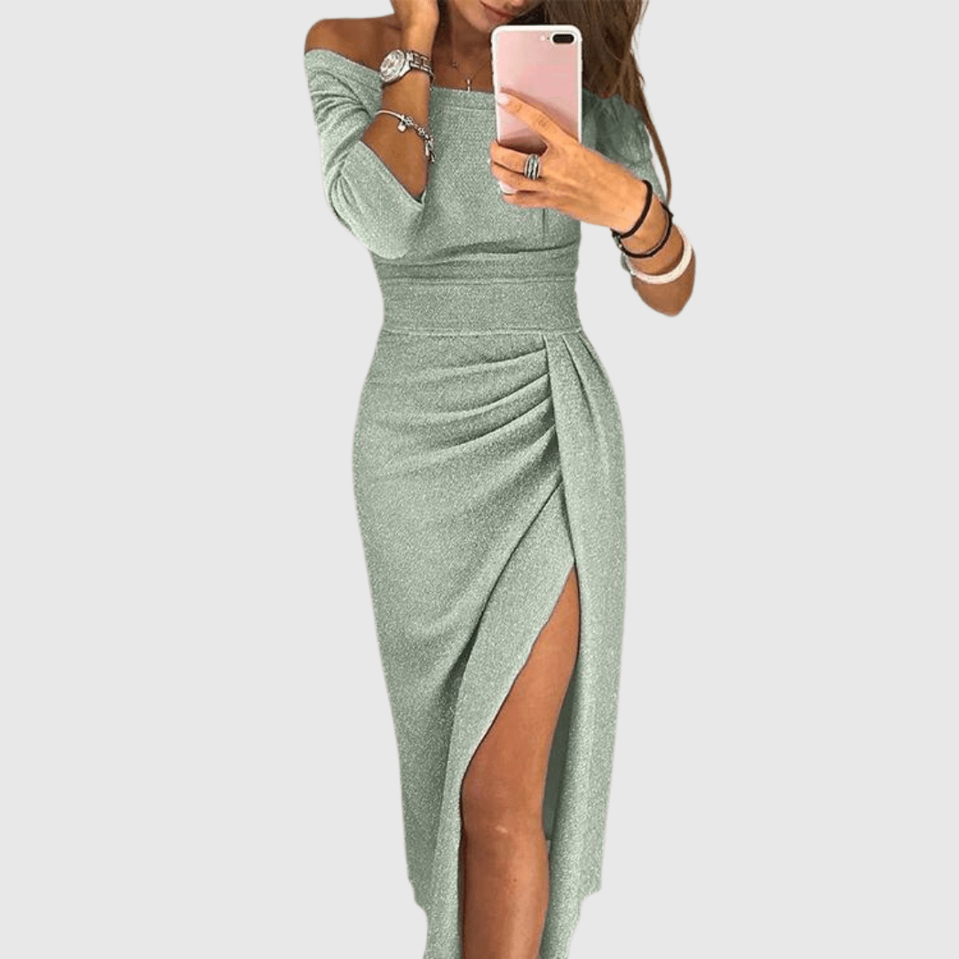 Estrella™ | Vestido maxi con cuello halter
