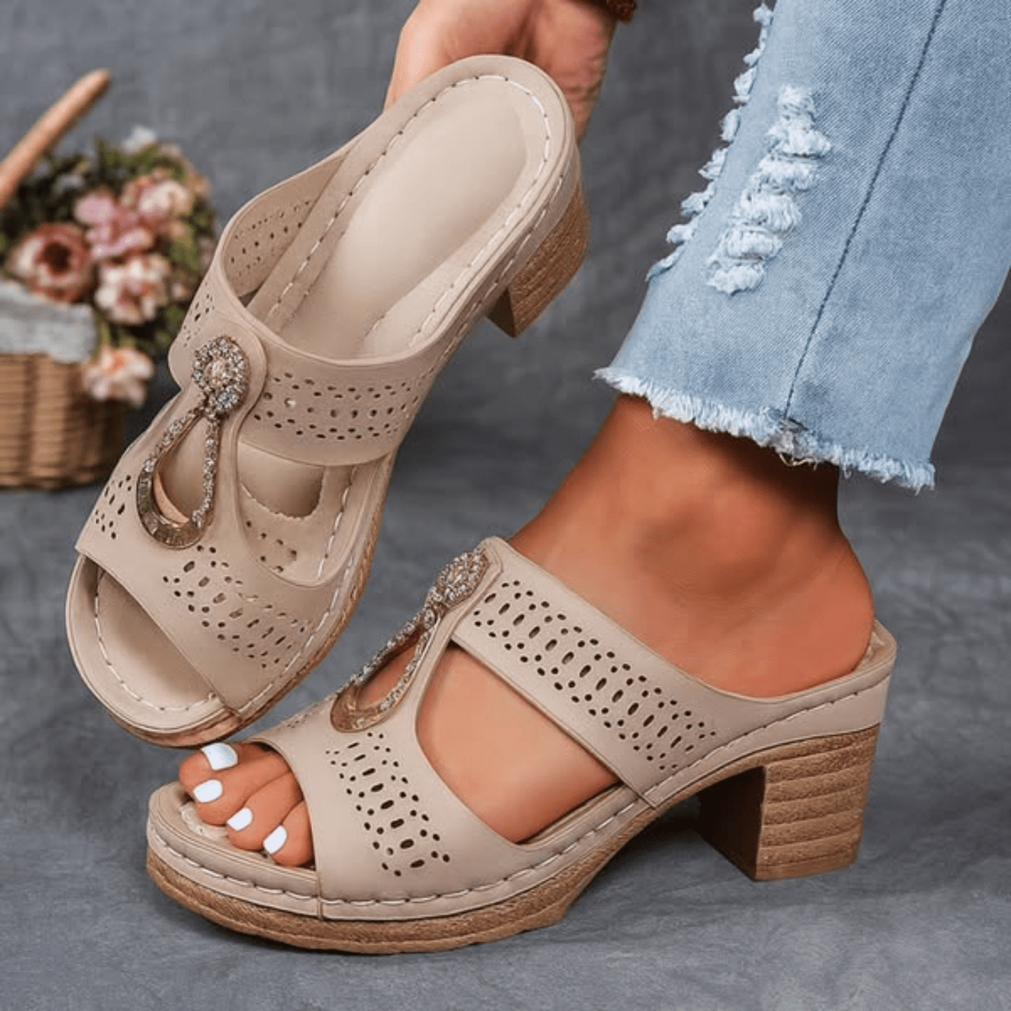 Fatima | Sandalias ortopédicas chic para mujer