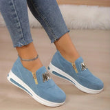 Alicia - Zapatillas cómodas con cremallera