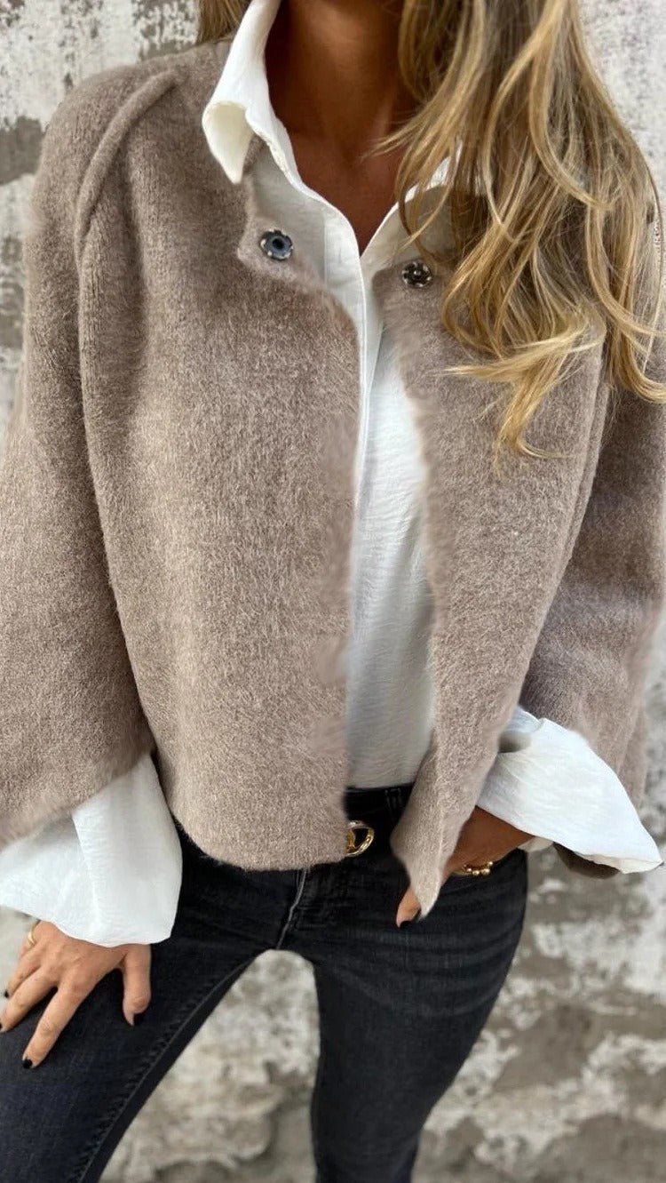 Elvira | Chaqueta suave de cuello redondo