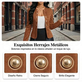 Sara - Chaqueta de mujer de imitación de ante