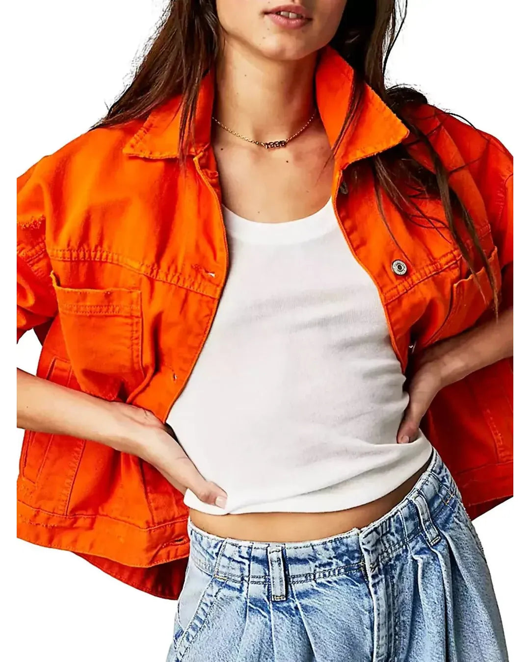 Noelia | Chaqueta vaquera con corte holgado - Camila Fashions