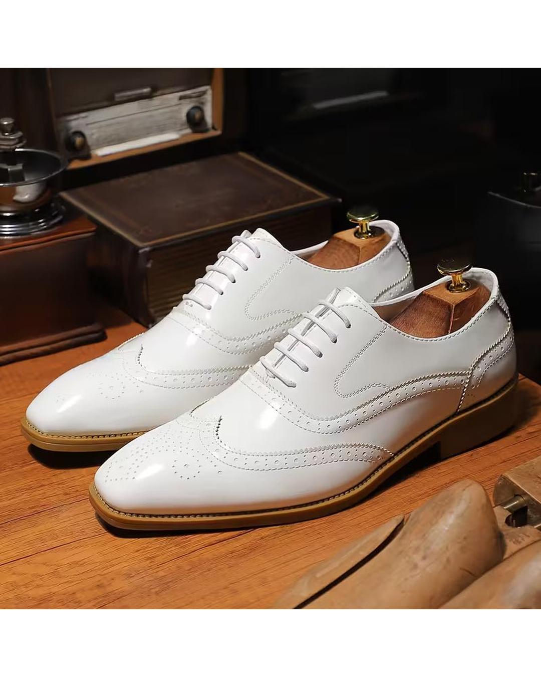 Harry - Zapatos brogue vintage - Camila Fashions