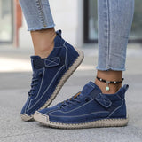 Gisela - Zapatillas ortopédicas cómodas de efecto piel