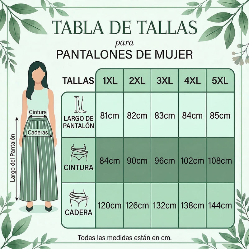 Iria - Pantalón capri acanalado de pierna ancha