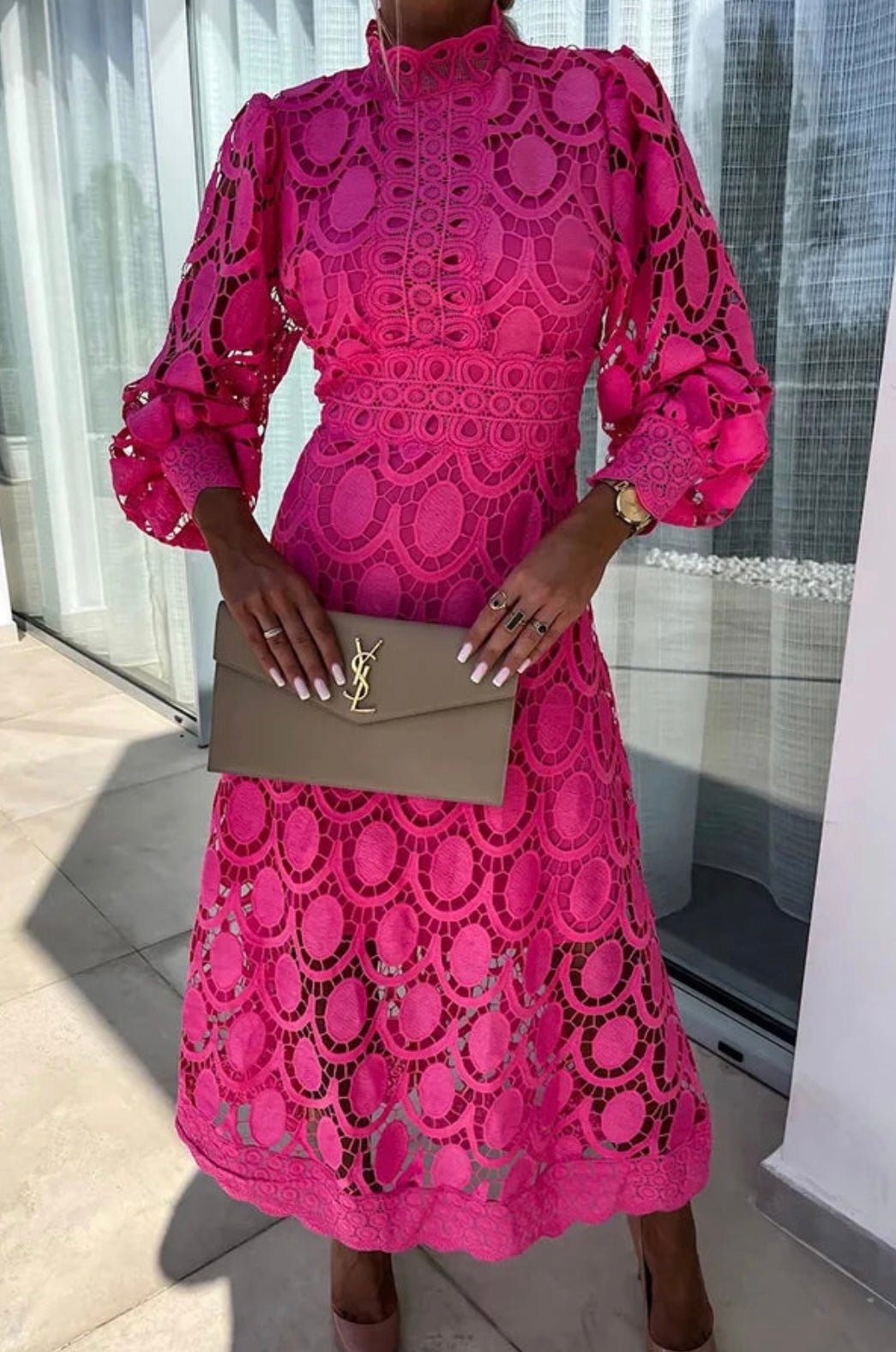 Paula™ | Vestido midi elegante de encaje