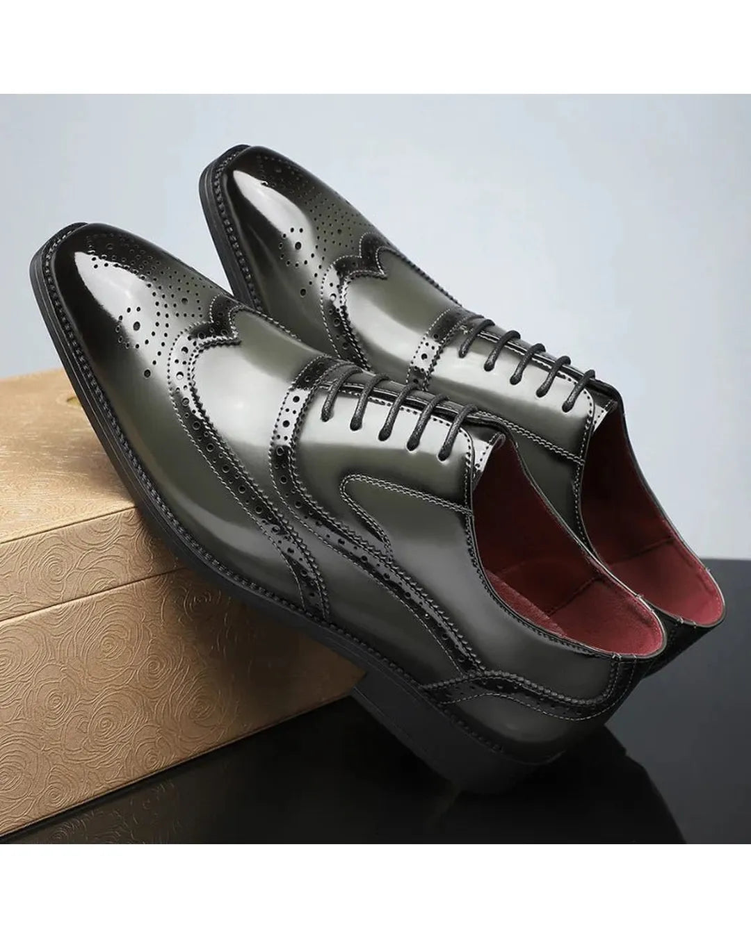 Harry - Zapatos brogue vintage - Camila Fashions