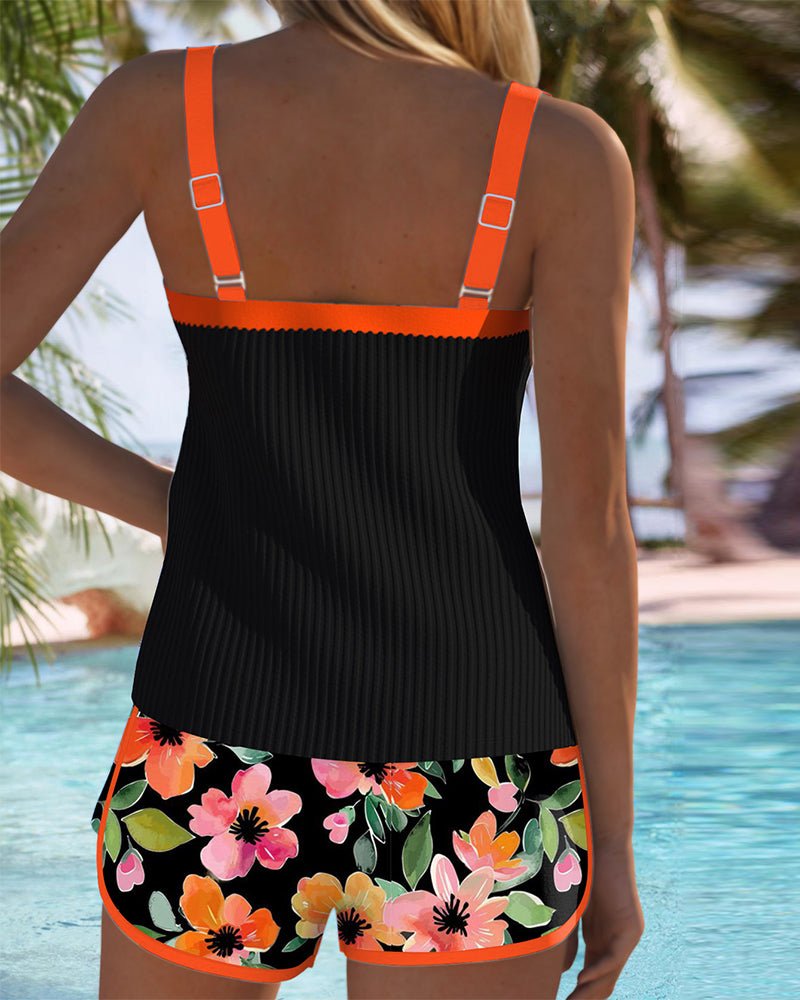 Valerina Milano® | Conjunto de tankini elegante de dos piezas