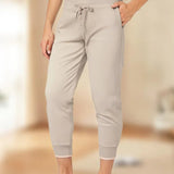 Lía - Pantalón capri ajustado de cintura alta