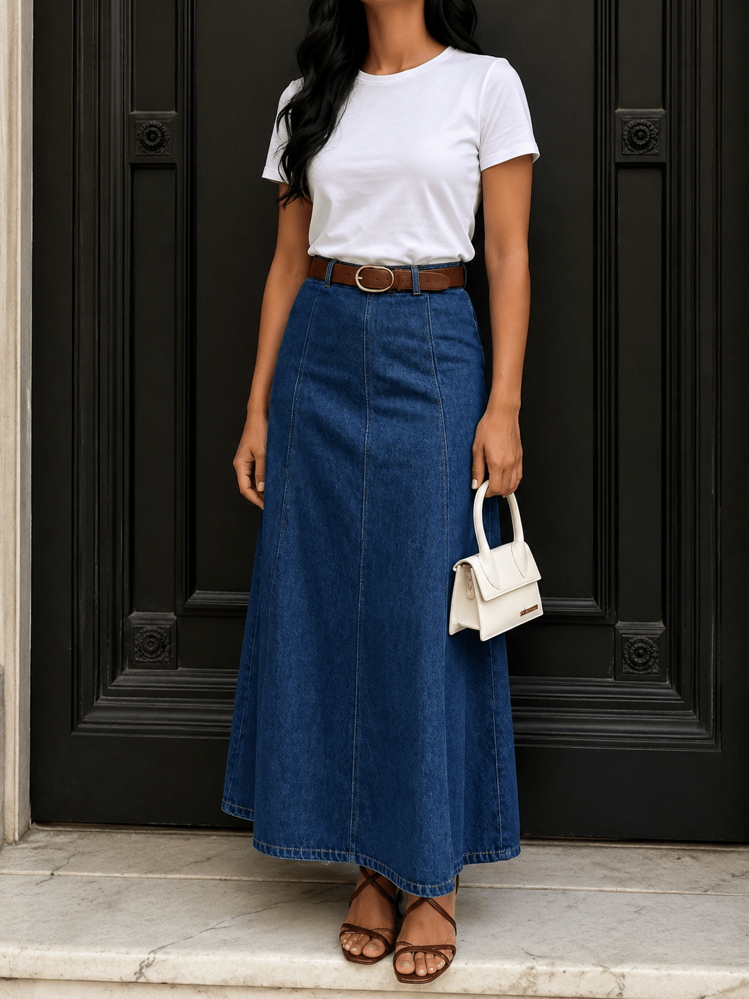 FALDA VAQUERA - Camila Fashions
