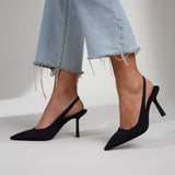 Élizabeth™ — Slingback Stiletto Pumps, Parisian Elegance