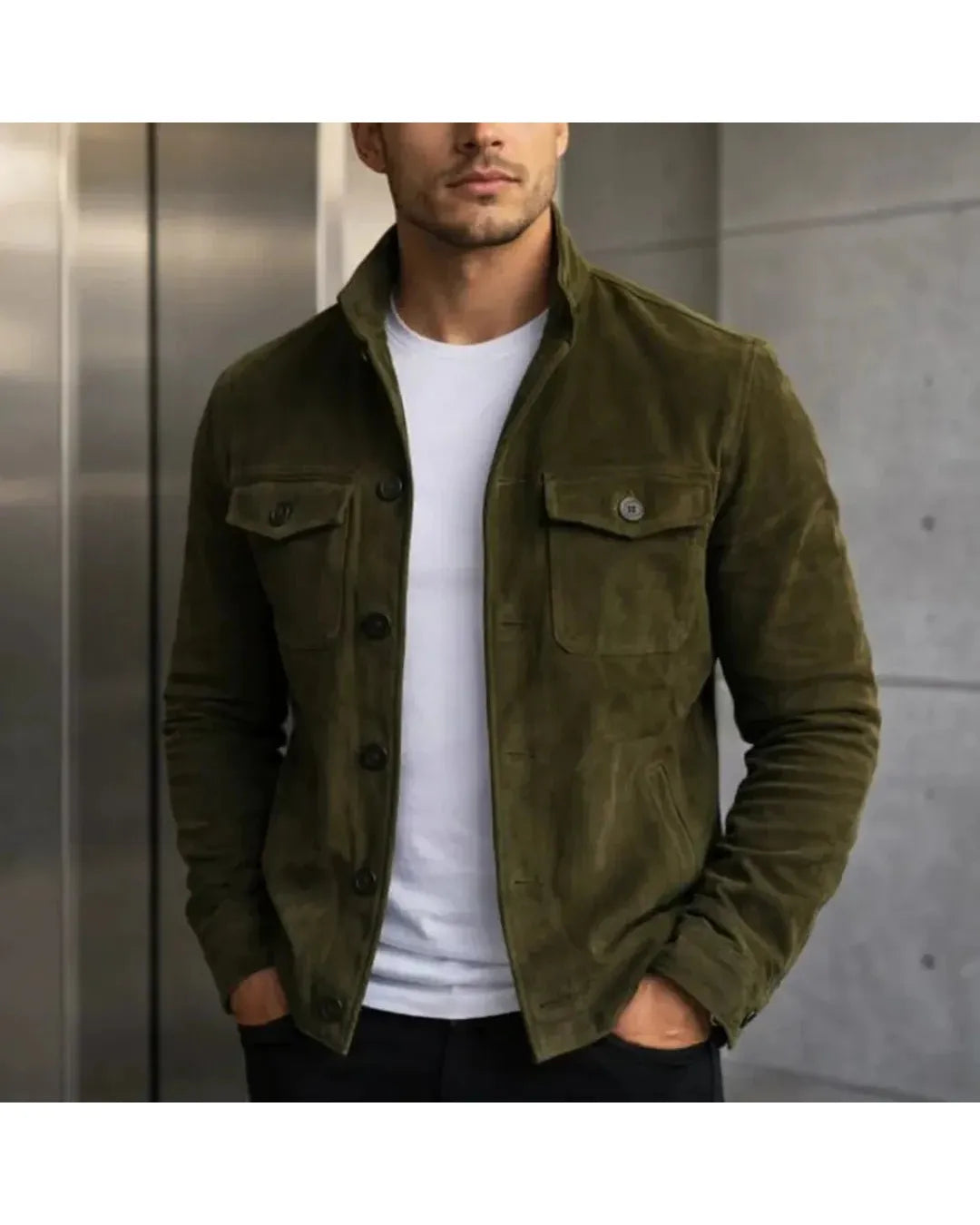Mario - Chaqueta de inspiración militar con presencia elegante - Camila Fashions